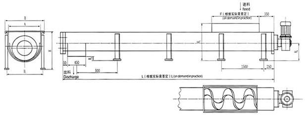 WLS無(wú)軸螺旋輸送機(jī)生產(chǎn)廠家圖紙 WLS無(wú)軸螺旋輸送機(jī)生產(chǎn)廠家圖紙